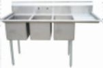 Stainless Steel Sink (No Space Between Compartments)
